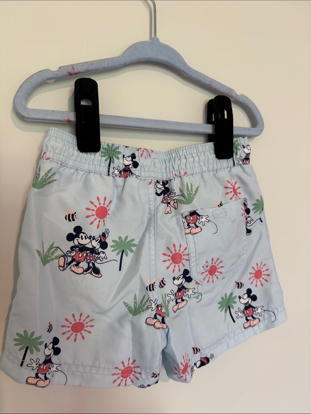 Kids Janie & Jack Swim Shorts Disney Mickey Mouse set 2T - Picture 3 of 5